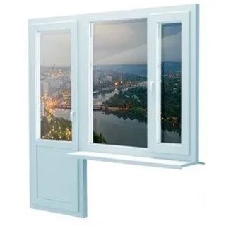 Балконный блок 1500 x 2200 - REHAU Delight-Design 32 мм Лосино-Петровский