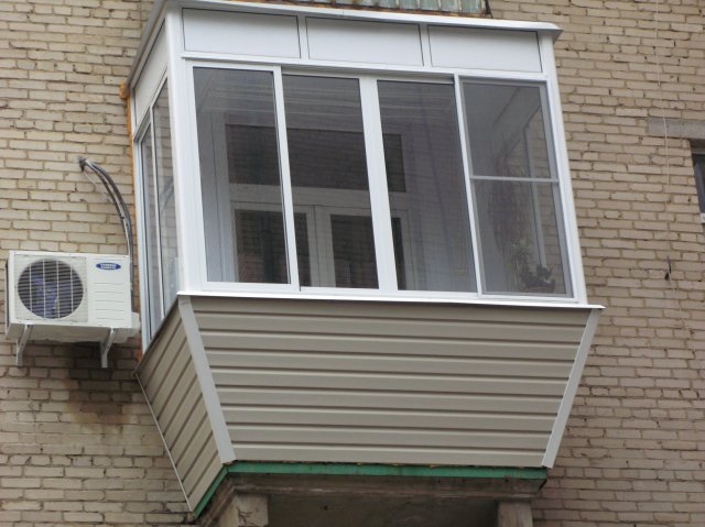 Остекление балконов в хрущевке с выносом по цене от производителя Лосино-Петровский