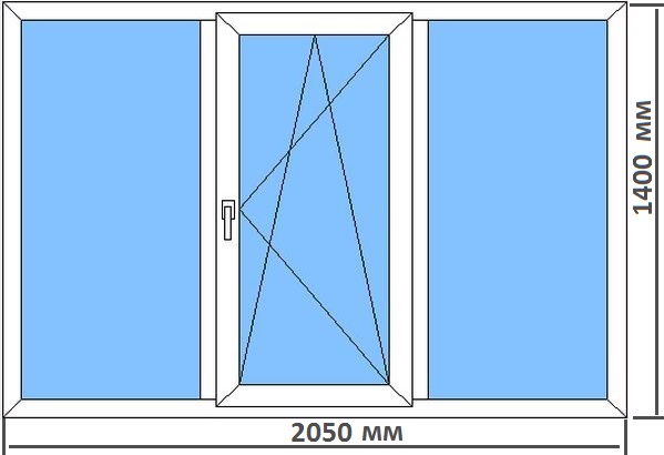 Стандартные размеры пластиковых окон в типовых домах Лосино-Петровский